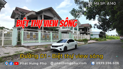 Biệt thự 360 m2 view sông cự đẹp